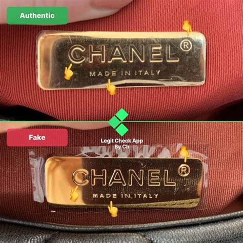 authentic vs fake chanel gst|chanel counterfeit logo.